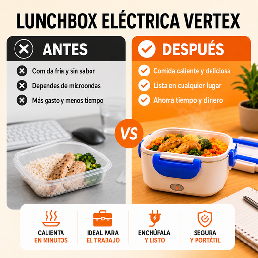 Lunchbox Calienta tu comida en minutos, sin microondas